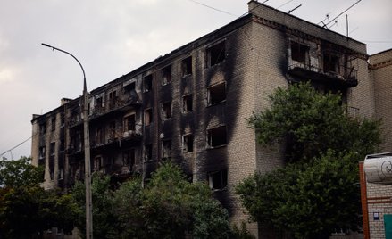 Zniszczenia w wyzwolonym przez Ukrainę Izium
