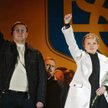 Jurij Łucenko i Julia Tymoszenko na jednym z wieców w Kijowie w 2007 r.