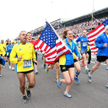 Symboliczne zakończenie maratonu w Bostonie