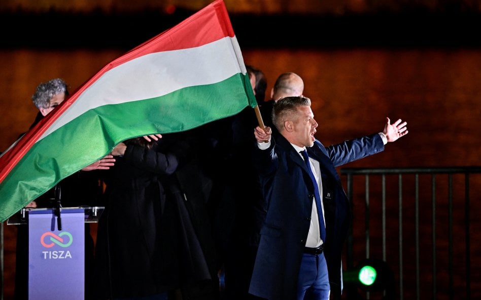 Péter Magyar wzbudził entuzjazm Węgrów