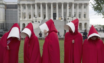 Podobny protest odbył się w USA przy okazji debaty nt. ustawy o opiece zdrowotnej. W kostiumy z "Opo
