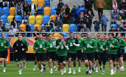 Trening reprezentacji Irlandii
