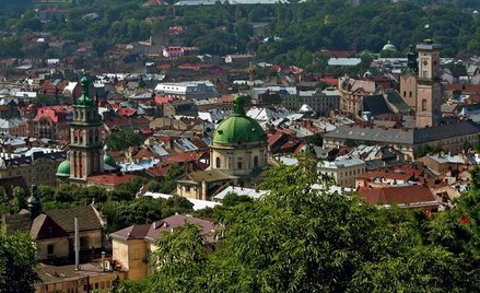 Panorama Lwowa z Wysokiego Zamku