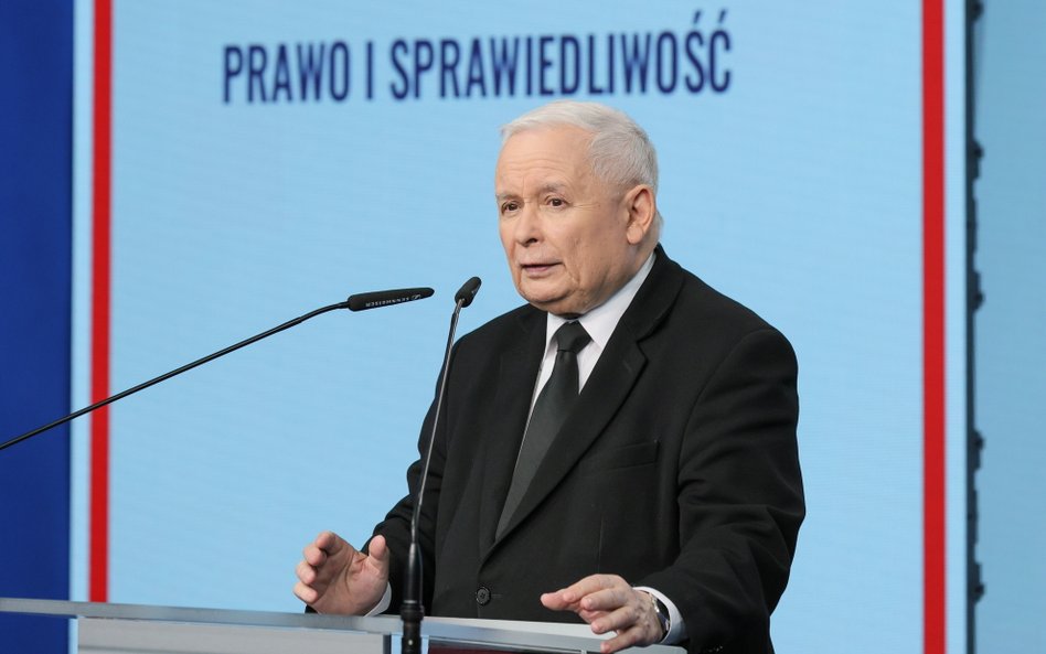 Prezes PiS Jarosław Kaczyński