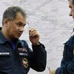 Siergiej Szojgu (po lewej) pełni funkcję ministra ds. obrony cywilnej i sytuacji nadzwyczajnych od 1