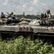 Ukraińska jednostka zmechanizowana w natarciu