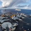 Amerykański lotniskowiec USS Carl Vinson na wodach Morza Południowochińskiego.
