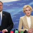 Wiceprzewodniczący Rady Federacji Konstantin Kosaczow i wiceprzewodnicząca Dumy Państwowej Irina Jar