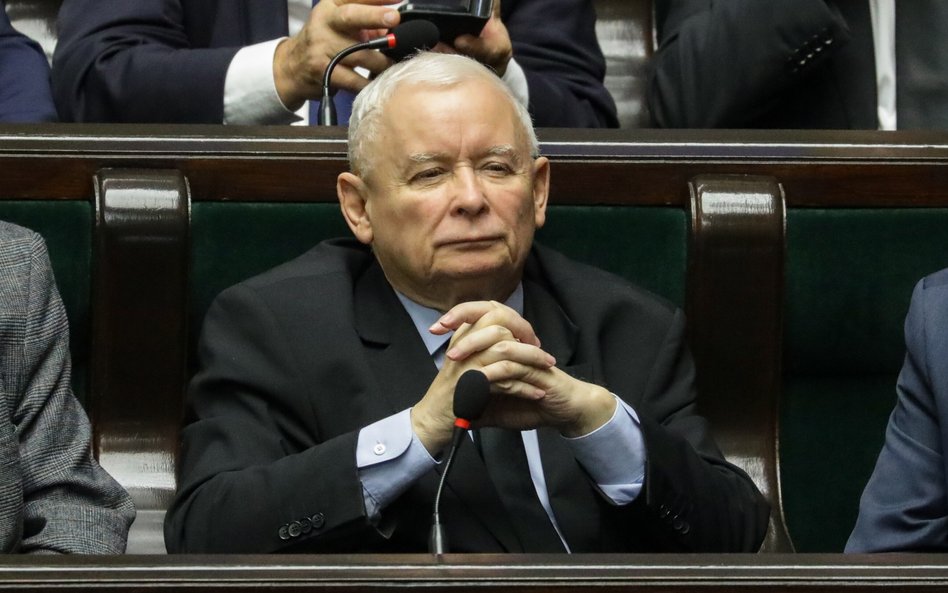 Prezes Prawa i Sprawiedliwości Jarosław Kaczyński