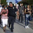 Szef policji w Houston Art Acevedo podczas marszu "Sprawiedliwość dla George'a Floyda"