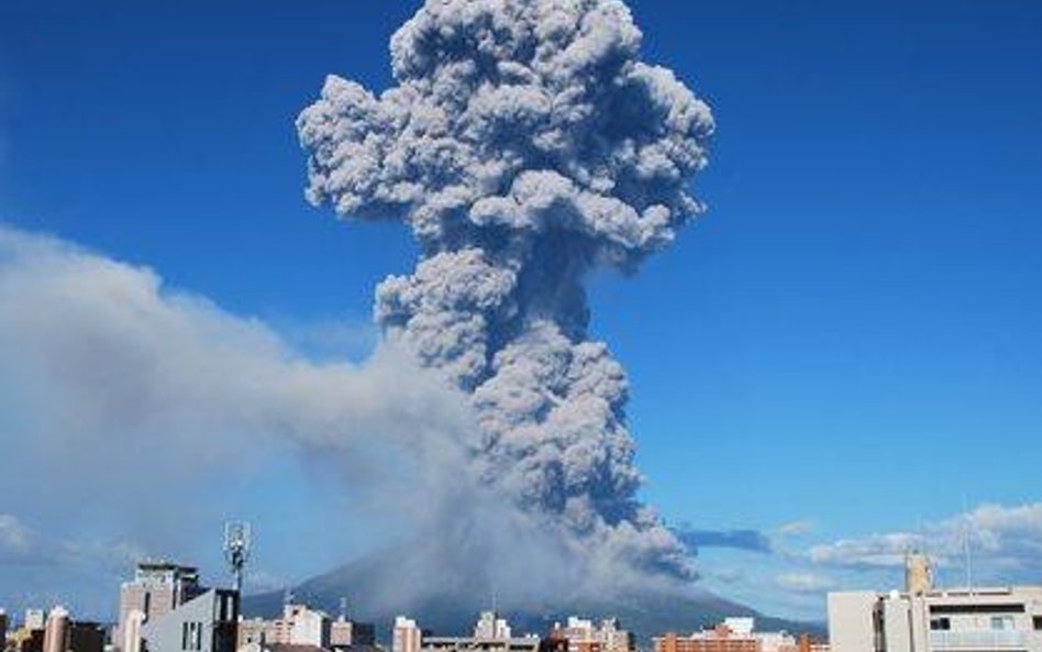 Sakurajima wybuchła już 500 razy w tym roku