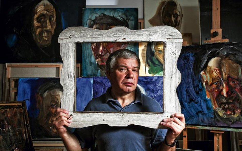 „Portret to brama do wieczności”. Stanisław Baj w pracowni, czerwiec 2012 r.