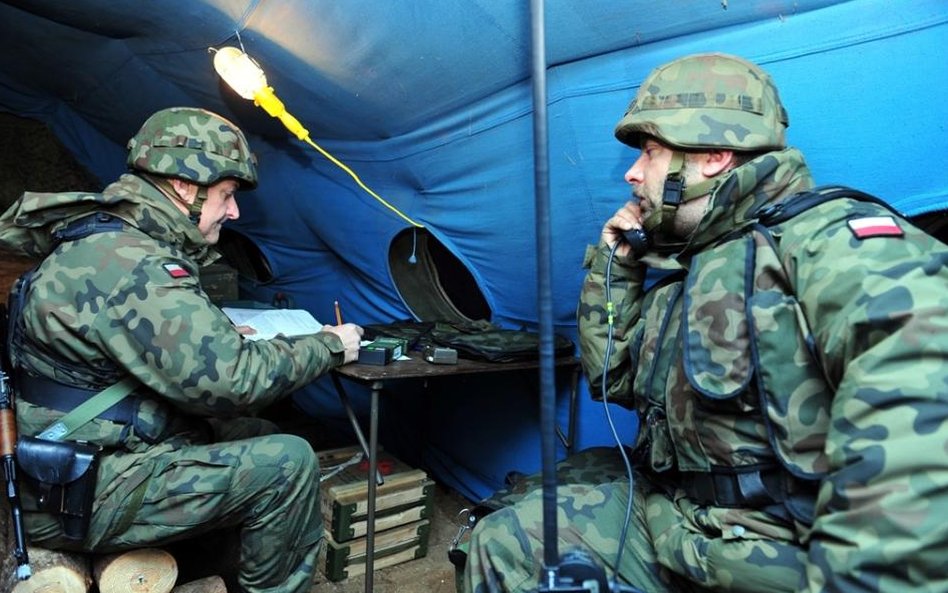 Rezerwiści w Orzyszu