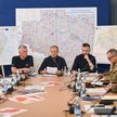 Spotkanie sztabu kryzysowego w Urzędzie Wojewódzkim we Wrocławiu