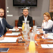 Uczestnicy debaty (od lewej): Maria Campos z Banku Millennium, Michał Szaniawski z ARP, Piotr Dardzi