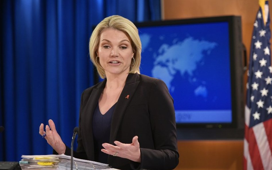 Rzeczniczka Departamentu Stanu USA Heather Nauert