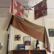 Flaga, która powiewałą nad zdobytym wzgórzem klasztornym Monte Cassino w maju 1944 r.