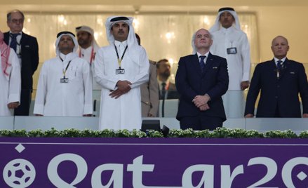 Emir Kataru i szef FIFA, Gianni Infantino