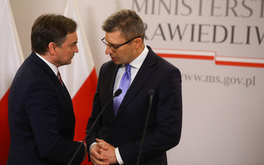 Minister sprawiedliwości, prokurator generalny Zbigniew Ziobro i wiceminister sprawiedliwości Marcin