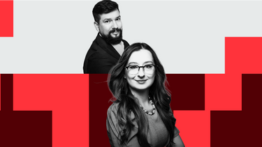 Michał Płociński, zastępca redaktora naczelnego „Rzeczpospolitej”, Estera Flieger, dziennikarka i pu