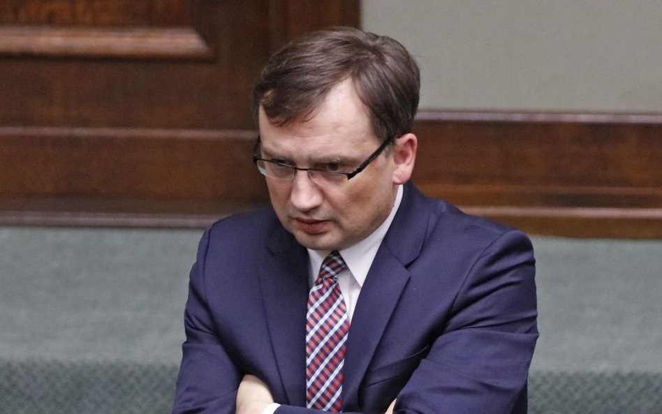 Minister sprawiedliwo&#347;ci Zbigniew Ziobro