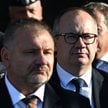Były szef Ministerstwa Sprawiedliwości Adam Bodnar. Na pierwszym planie nowy minister, Waldemar Żure