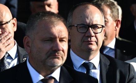 Były szef Ministerstwa Sprawiedliwości Adam Bodnar. Na pierwszym planie nowy minister, Waldemar Żure