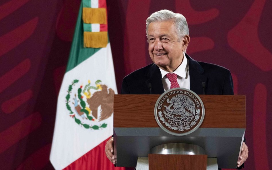 Prezydent Meksyku Andres Manuel Lopez Obrador