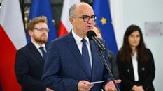 Marszałek Sejmu Włodzimierz Czarzasty podczas konferencji prasowej w Sejmie