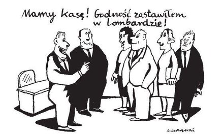 Komentarz rysunkowy. Mamy kasę!