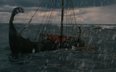 Statek, którym pływa filmowy Odyseusz to „Draken”, replika statku wikingów