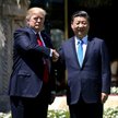 Donald Trump i Xi Jinping podczas spotkania w Mar-a-Lago na Florydzie w 2017 roku