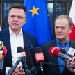 Szymon Hołownia i Donald Tusk