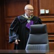 Sędzia Dariusz Łubowski na sali Sądu Okręgowego w Warszawie