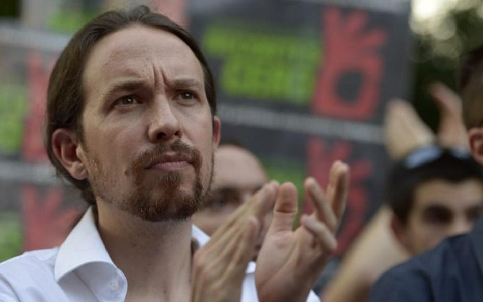 Lider hiszpańskiego Podemosu Pablo Iglesias