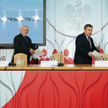 Członkowie PKW na konferencji prasowej