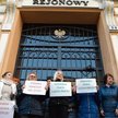 Pracownicy sądów protestują i chorują