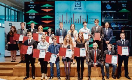 Laureaci poprzedniej edycji SIGG odebrali nagrody i dyplomy w siedzibie warszawskiej giełdy.