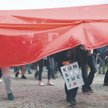 PiS wykorzystywało luki w konstytucji m.in. przy zmianach w sądownictwie. Na zdjęciu protest przed s