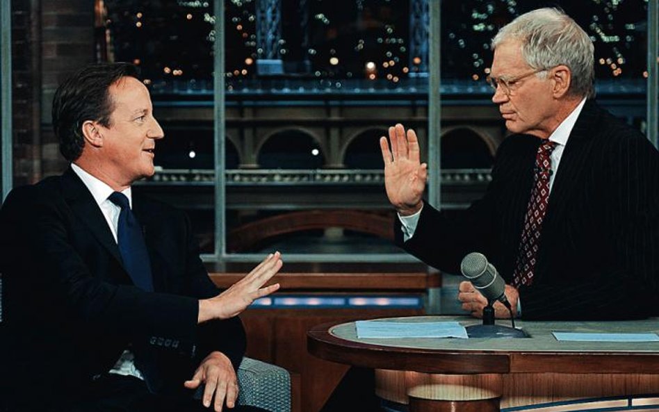 Sukces premiera Camerona:?„Trafiłem do »Late Show with Letterman!«” ap