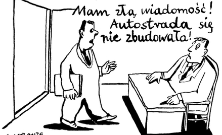 Komentarz rysunkowy. Autostrada