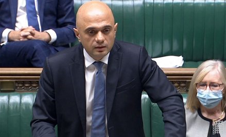 Minister zdrowia Wielkiej Brytanii Sajid Javid
