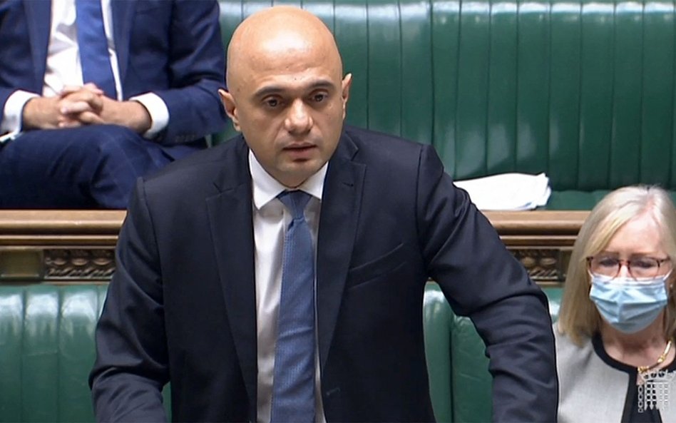 Minister zdrowia Wielkiej Brytanii Sajid Javid