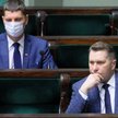Minister edukacji i nauki Przemysław Czarnek oraz wiceminister w tymże resorcie Dariusz Piontkowski 