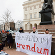 Przeciwnicy zakazu aborcji referendum nie chcą. Czyżby w obawie o wynik? Na zdjęciu protest w Warsza