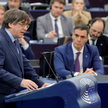 Były premier Katalonii podczas przemowy przed Parlamentem Europejskim