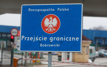 Zamknięte polsko-białoruskie przejście graniczne w Bobrownikach