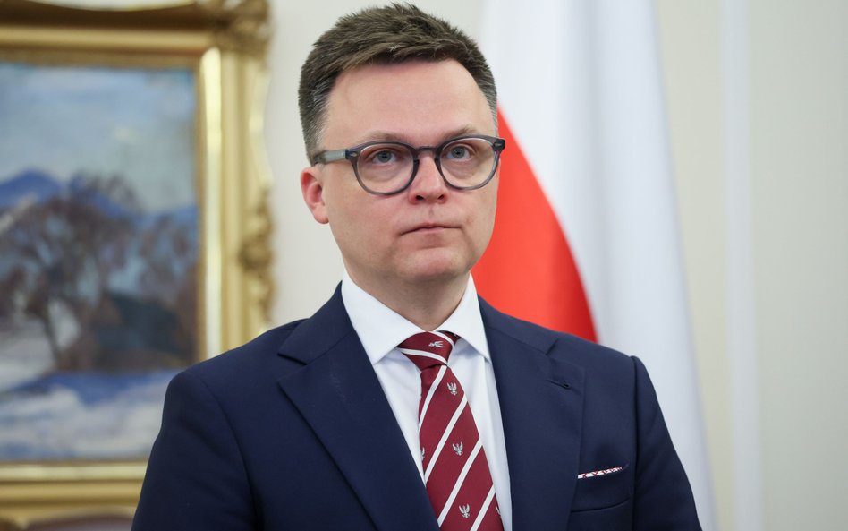 Marszałek Sejmu Szymon Hołownia