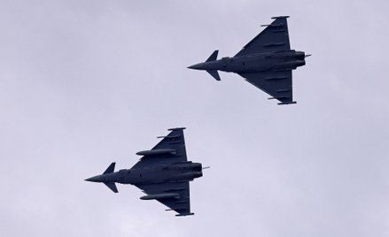 Austriackie myśliwce Eurofighter przechwyciły amerykańskie maszyny