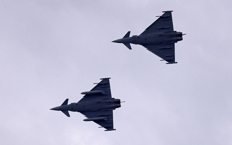 Austriackie myśliwce Eurofighter przechwyciły amerykańskie maszyny